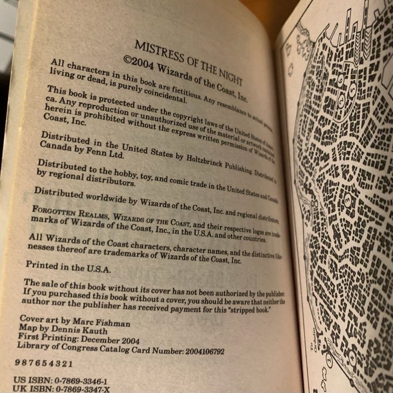 Forgotten Realms: Priests Series: Mistress of the Night, Lady of Poison, Queen of the Depths, All First Edition First Printing