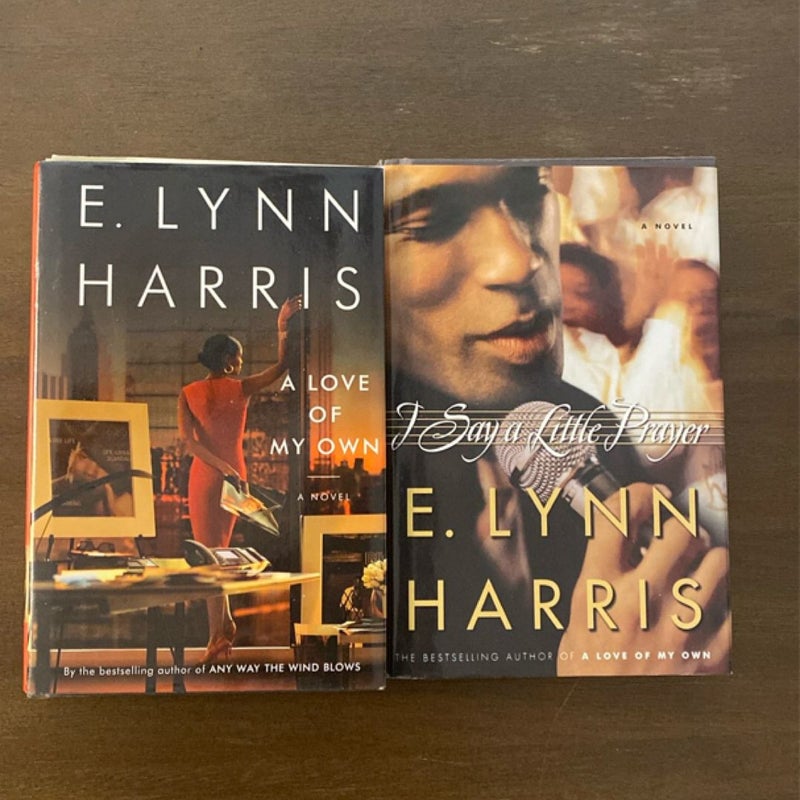 E. Lynn Harris Hardcover Bundle (A Love Of My Own & I Say A Little Prayer)