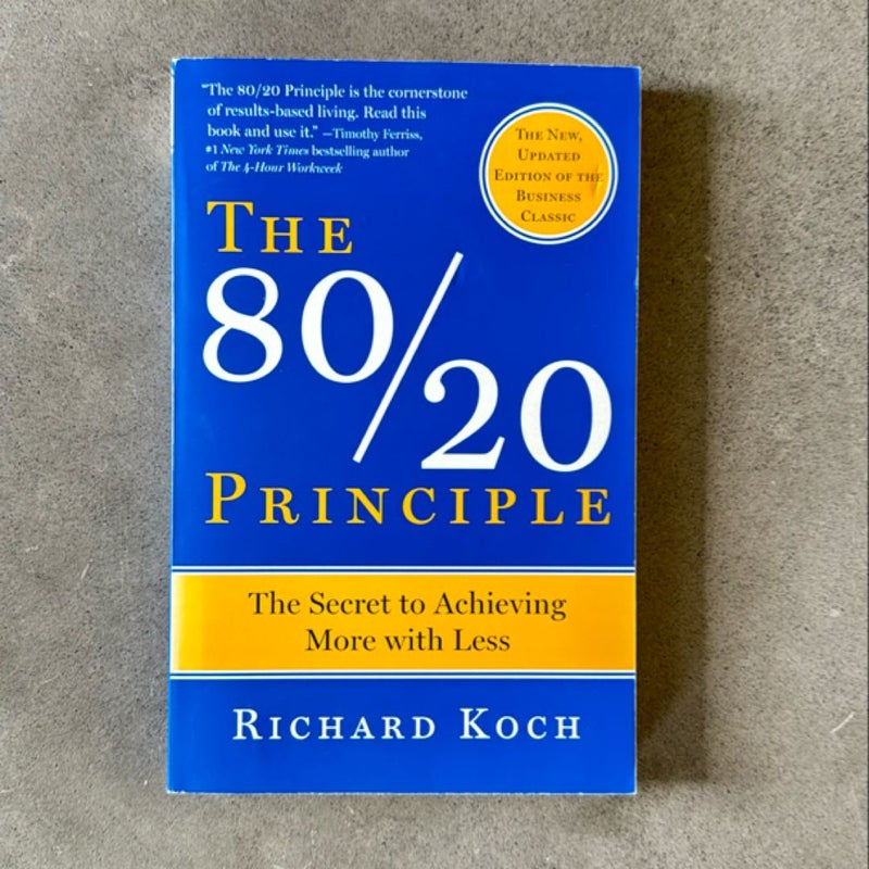 The 80/20 Principle, Expanded and Updated