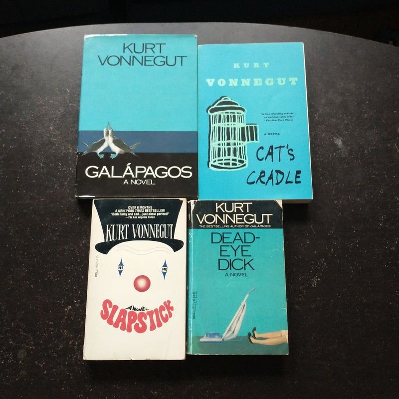 Kurt Vonnegut Bundle (Galapagos, Cat's Cradle, Dead-Eye Dick, & Slapstick)