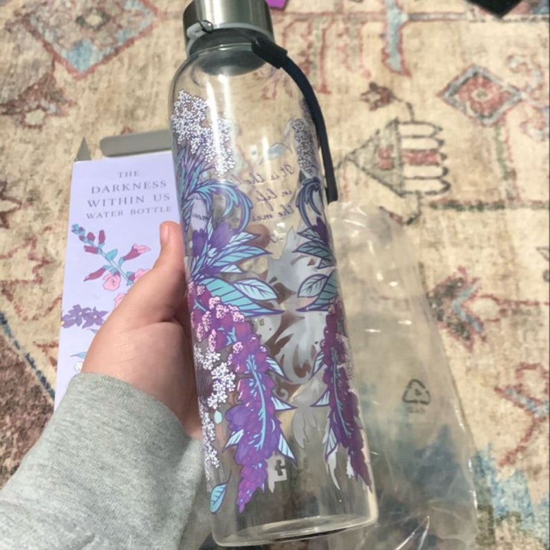 The darkness within us water bottle