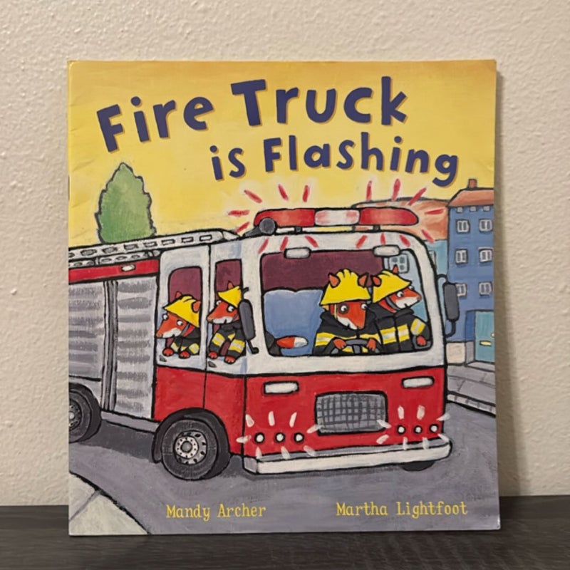 Fire Truck Is Flashing