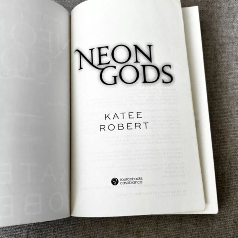 Neon Gods by Katee Robert (2021, Trade Paperback)