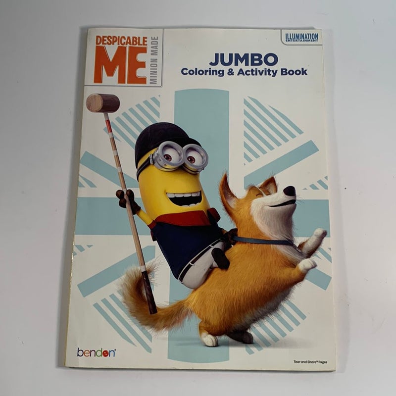 Dispicable Me Minion Jumbo Coloring & Activity Book