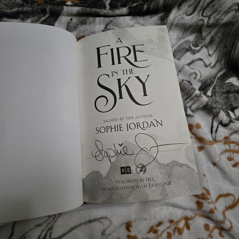 A Fire in the Sky (Fairyloot Edition)