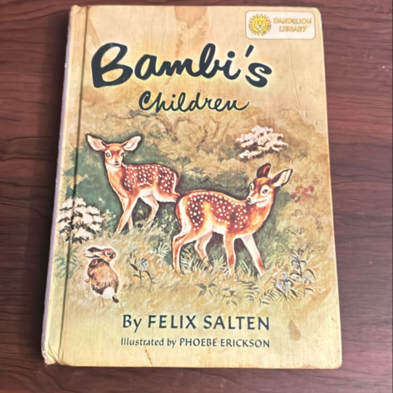 Bambi's Children/Old Rosie, the Horse Nobody Understood Flip Book (Dandelion Library)