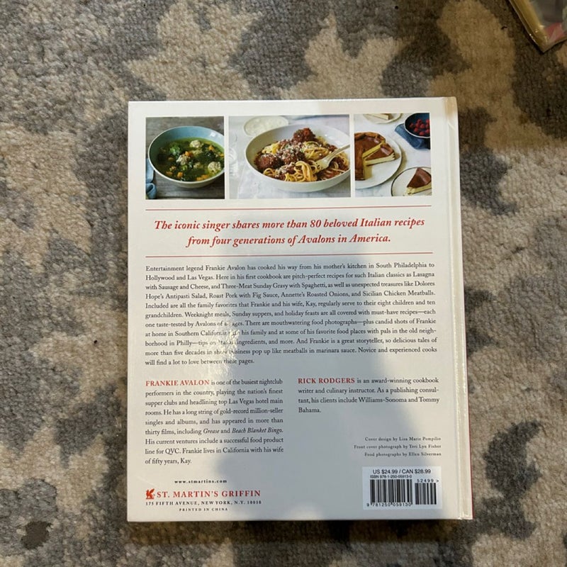 Frankie Avalon's Italian Family Cookbook