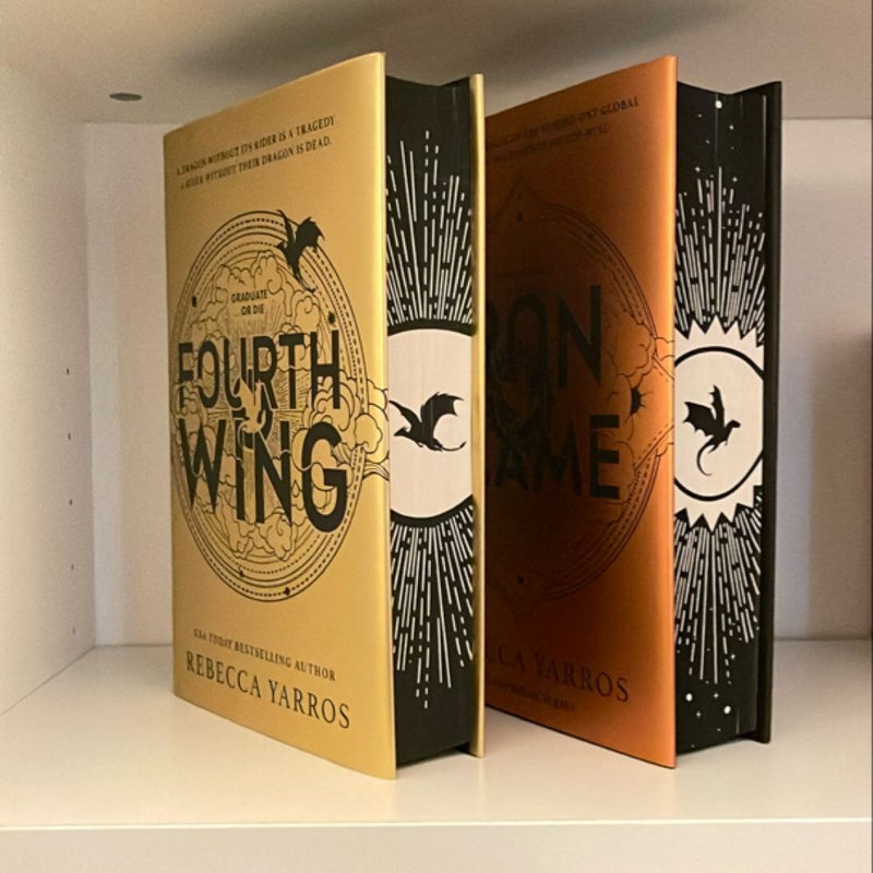 Fourth Wing & Iron Falme Fairyloot Exclusive Editions