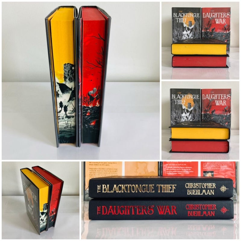 The Blacktongue Thief & The Daughter’s War BROKEN BINDING SIGNED #157 SOLD OUT