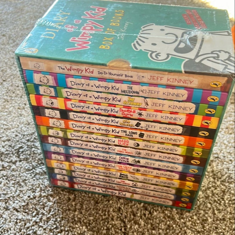 A Library of a Wimpy Kid 1-14Books Boxed Set, Complete Full Collection Series,