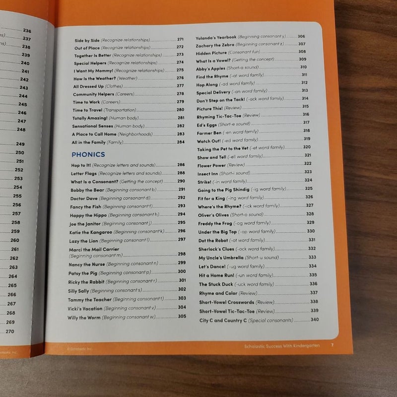 Scholastic Success With Kindergarten Workbook by , Paperback