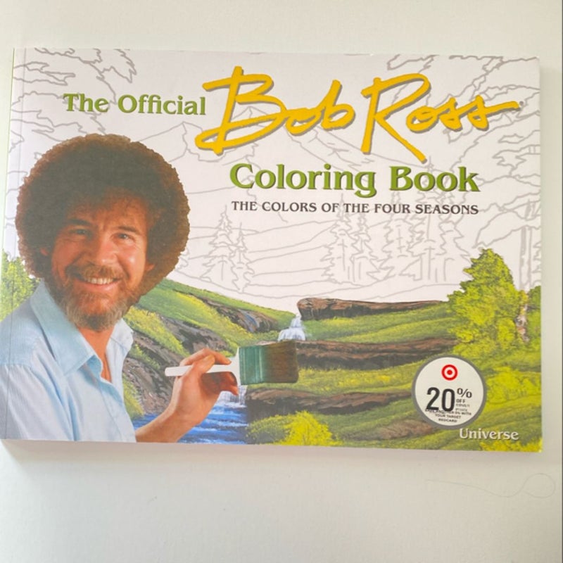 Official Bob Ross Colouring Book