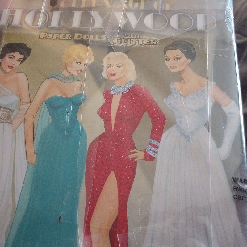 Golden Age of Hollywood Paper Dolls with Glitter!