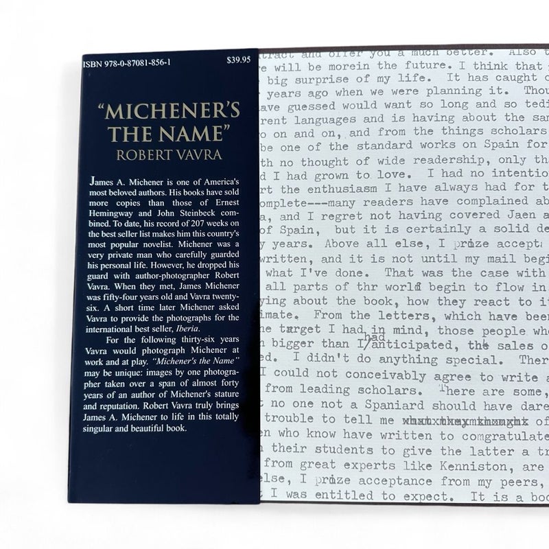 Michener's the Name