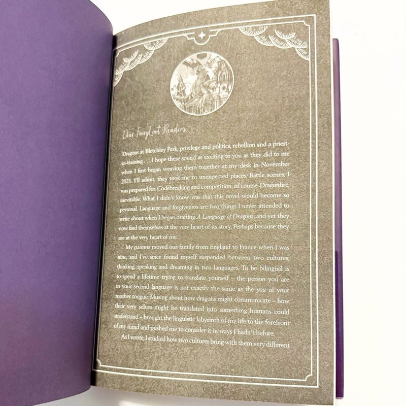 Fairyloot A Language Of Dragons Exclusive Edition