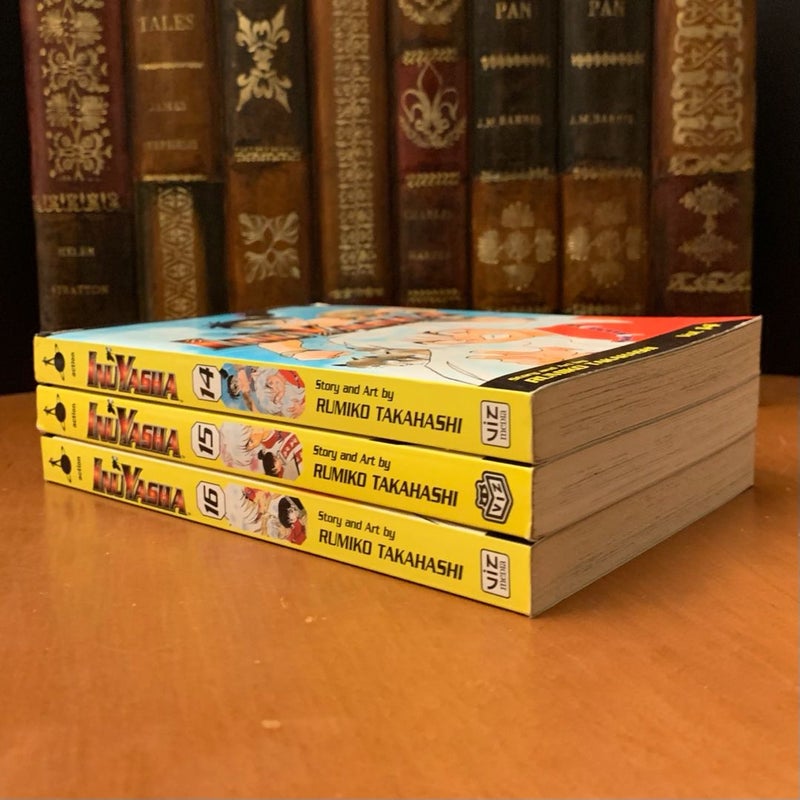 Inuyasha Manga Volumes 14, 15, 16