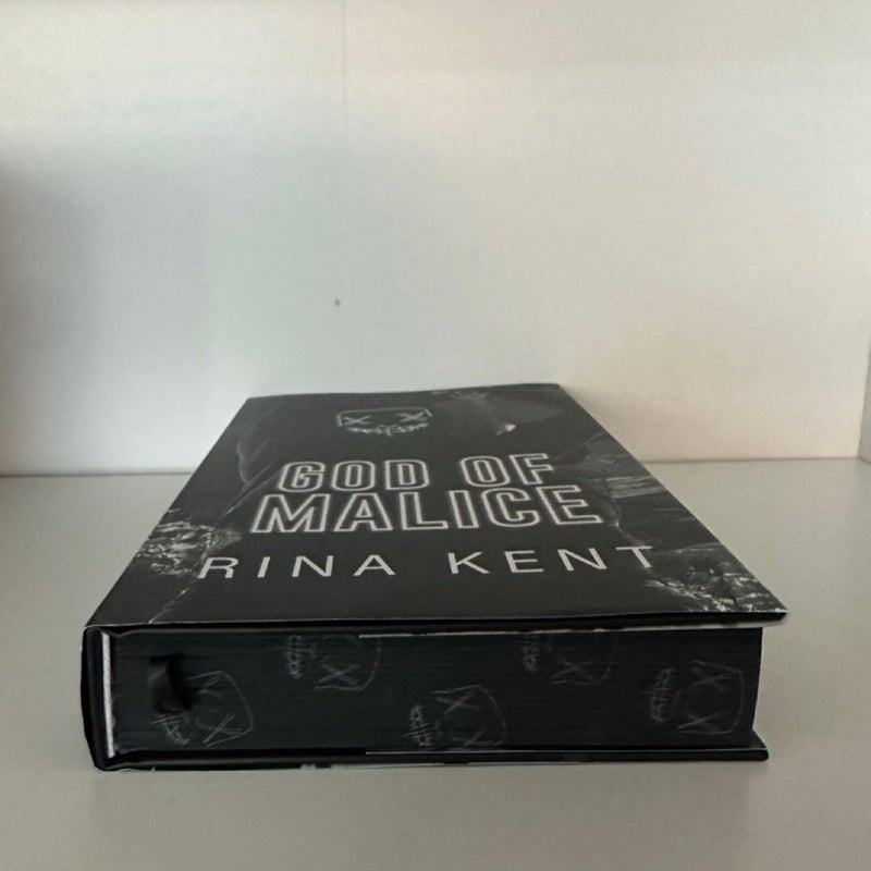 God of Malice Baddies Blackout edition signed 