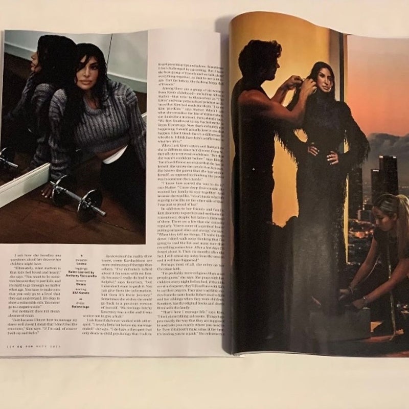 GQ Kim Kardashian & Travis Scott Issue 12/23 1/24 Magazine