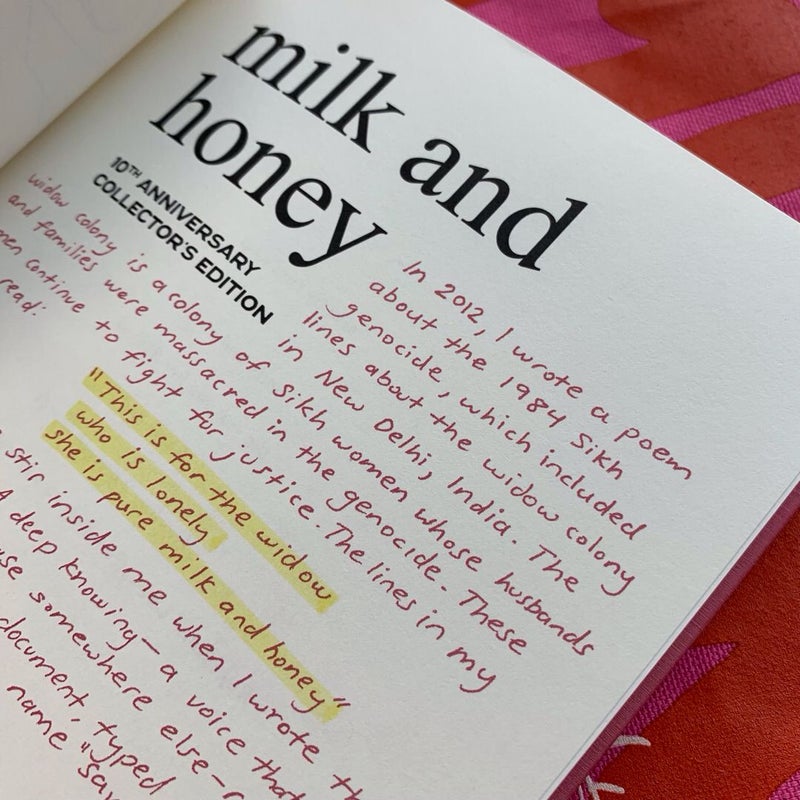 SIGNED Twice Rupi Kaur Milk And Honey 10th Anniversary Edition Event In Person