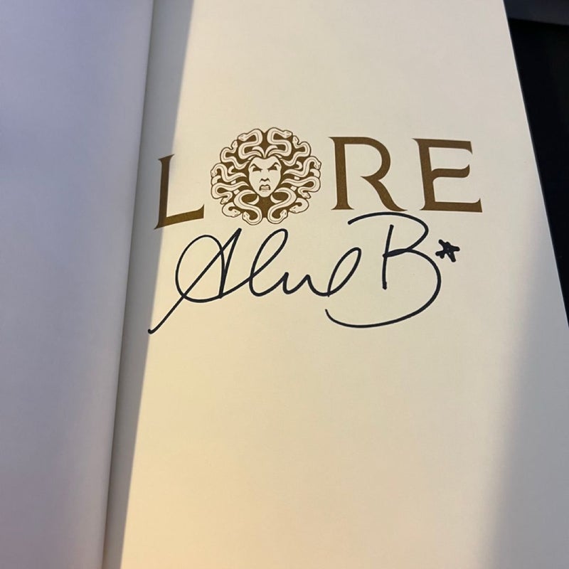  Lore SIGNED FIRST EDITION