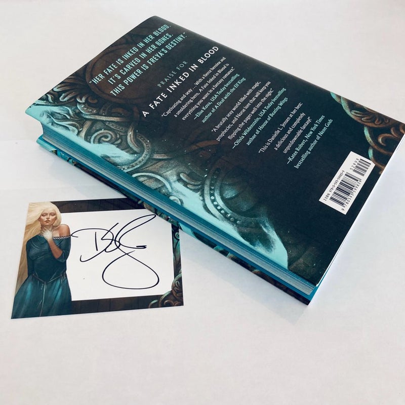 A Fate Inked In Blood Signed First Edition 
