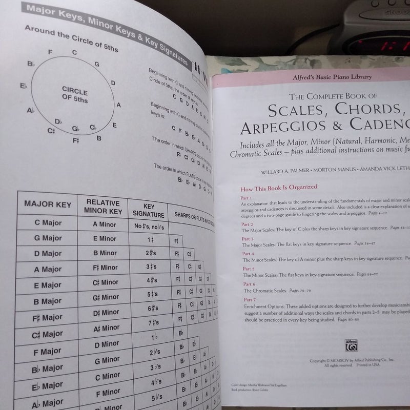 The Complete Book of Scales, Chords, Arpeggios and Cadences