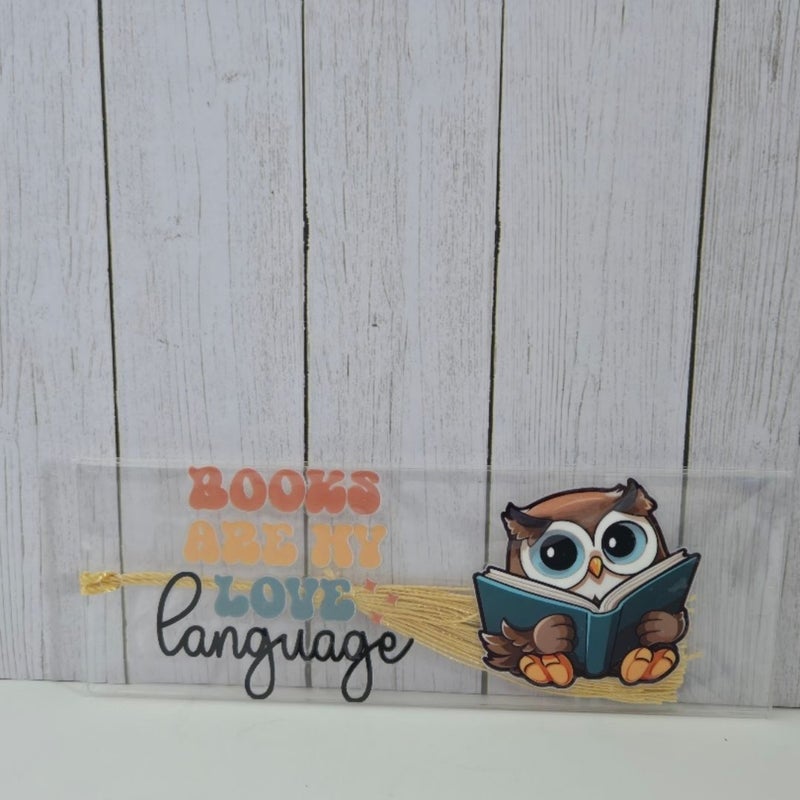 Books Are My Love Language Bookmark