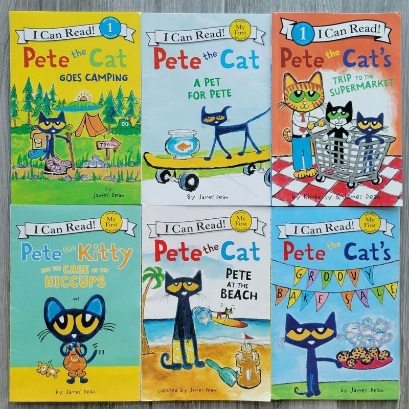 PETE THE CAT LOT OF 16 READERS & PICTURE BOOKS MY FIRST I CAN READ LEVEL 1