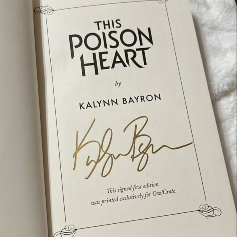 This Poison Heart (Signed Owlcrate Exclusive Edition)