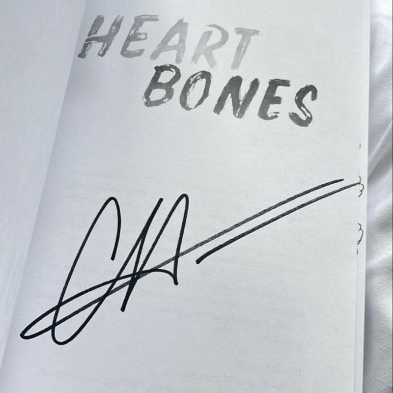 Heart Bones SIGNED original cover