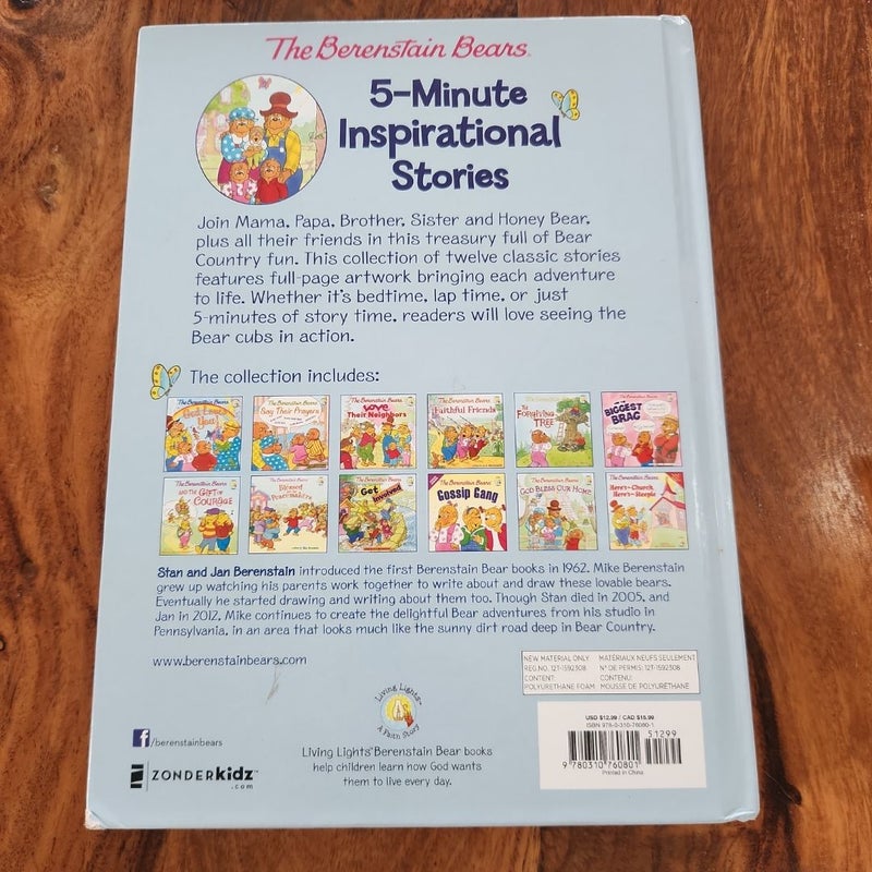 The Berenstain Bears 5-Minute Inspirational Stories