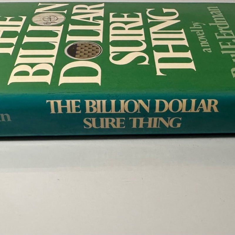 SIGNED The Billion Dollar Sure Thing by Paul Erdman (Vintage 1973 1st Hardcover)