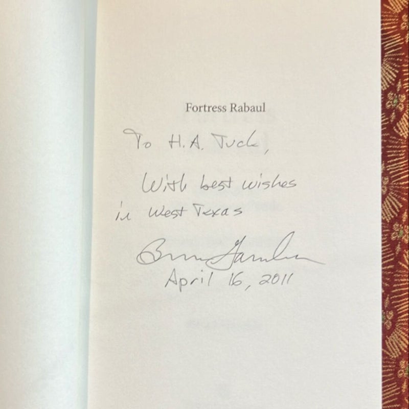 Fortress Rabaul-Author Inscribed 