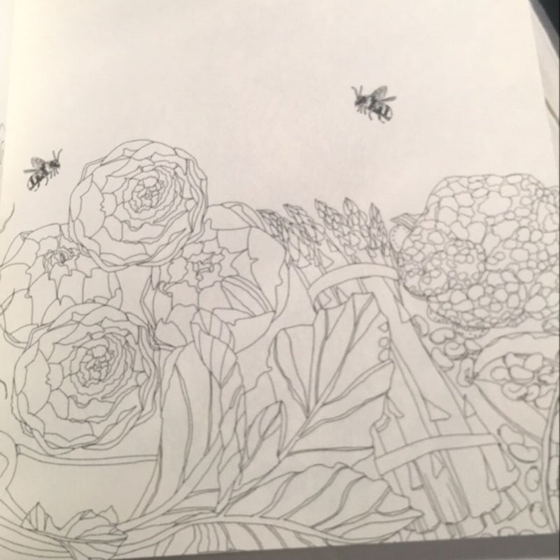 Edible Paradise Coloring Book