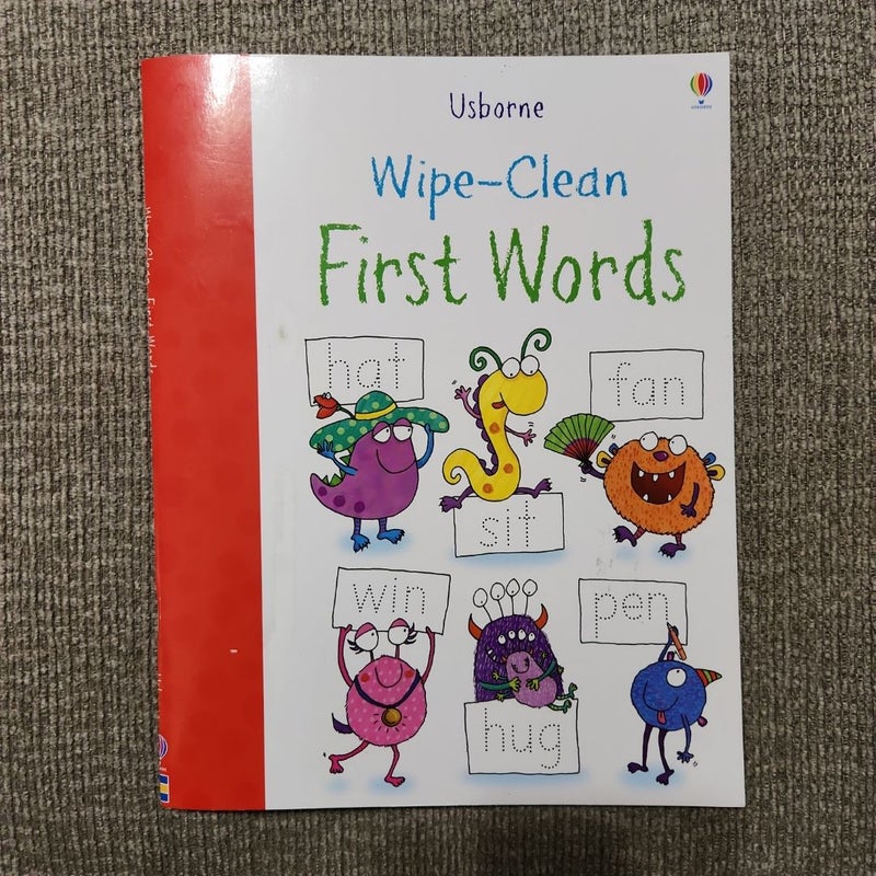 Wipe-Clean First Words