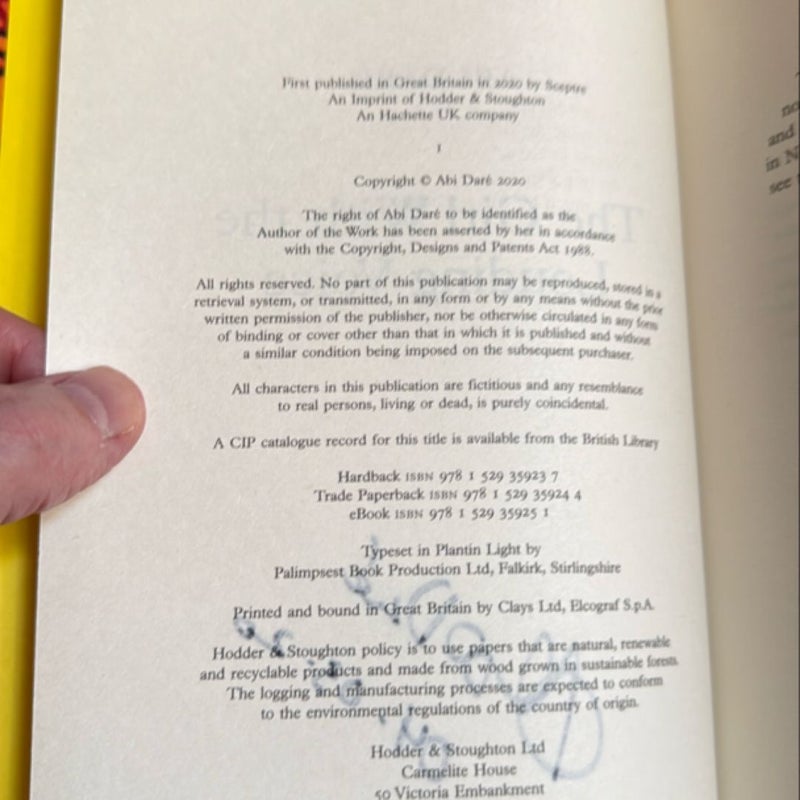 The Girl With The Louding Voice SIGNED