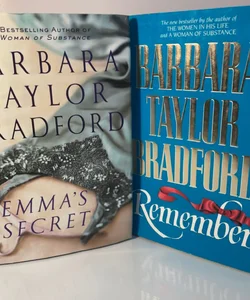 2 Barbara Taylor Bradford Romance/Drama Novels in Hardcover - Shipping Included