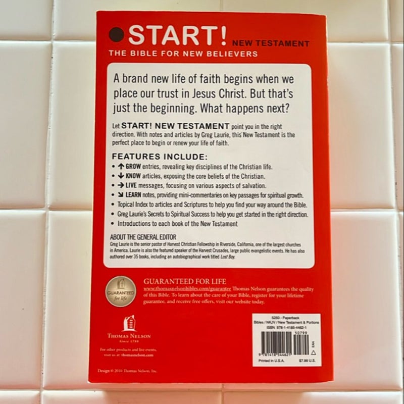 Start: the Bible for New Believers, New Testament Edition