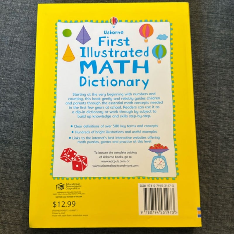First Illustrated Math Dictionary IR