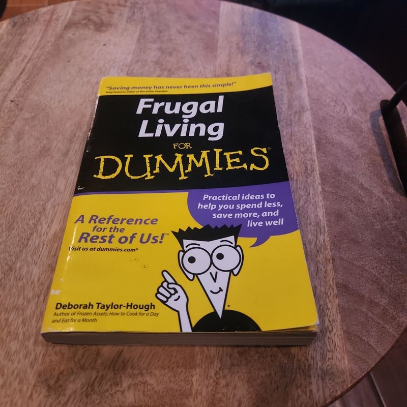 Frugal Living for Dummies