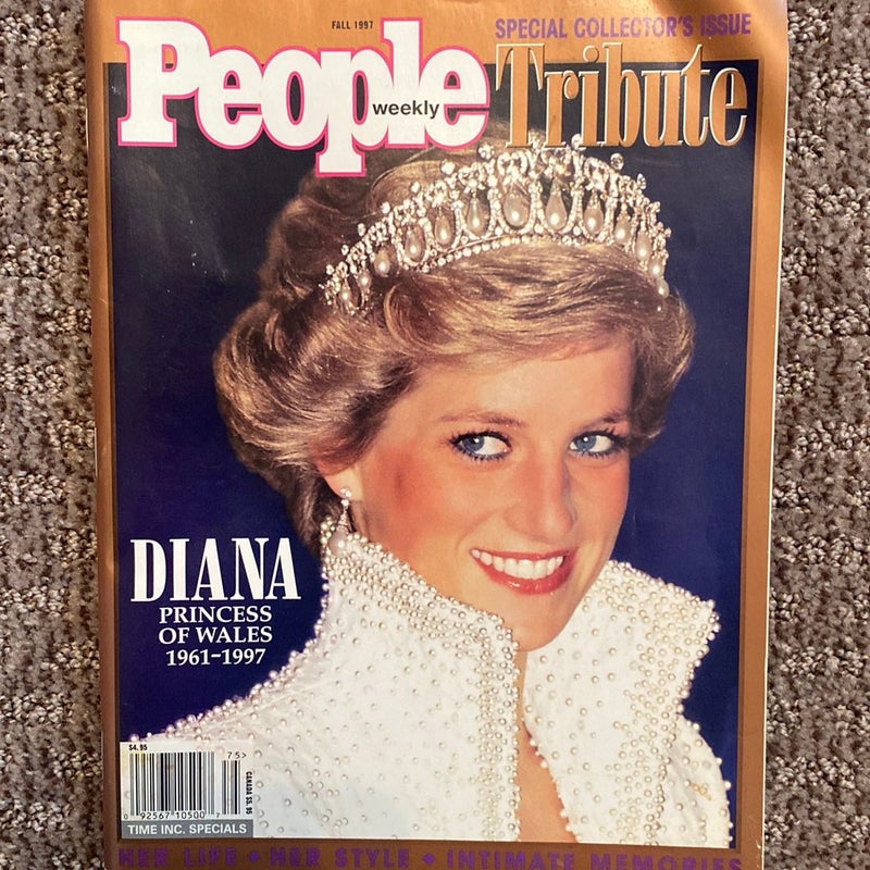 People Weekly Magazine Tributer Diana Orincess of Wales