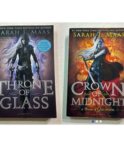 Throne of glass and Crown of Midnight Bundle