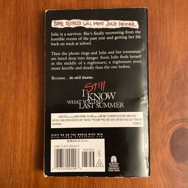 I Still Know What You Did Last Summer by Trey Callaway