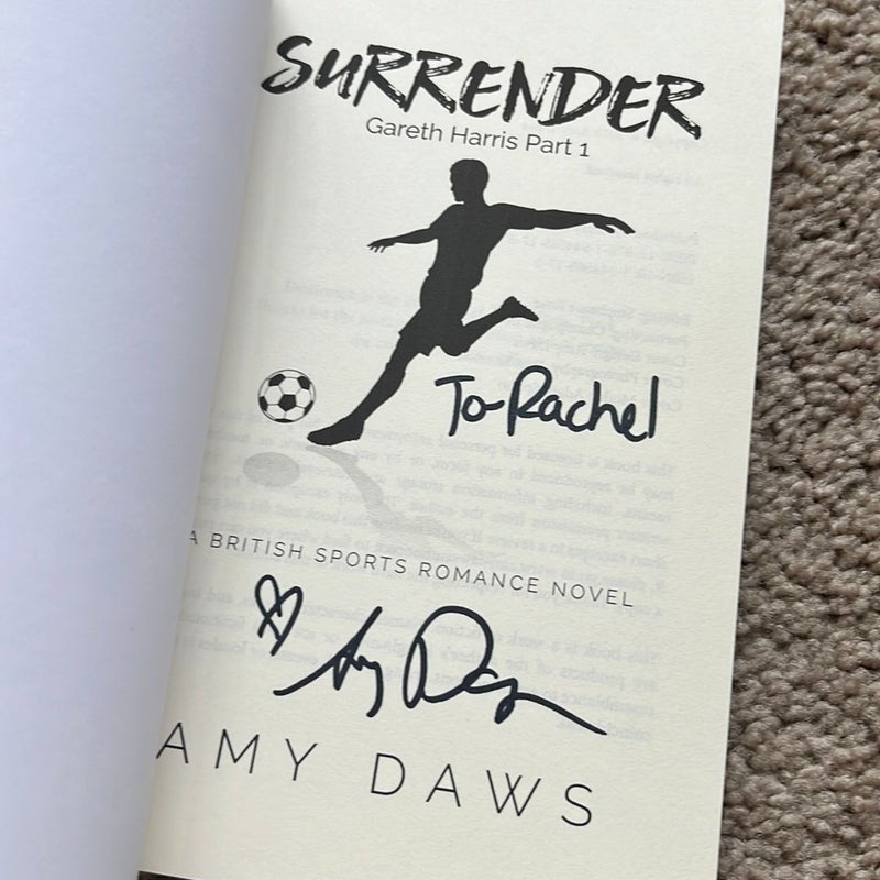 Surrender (signed & personalized)