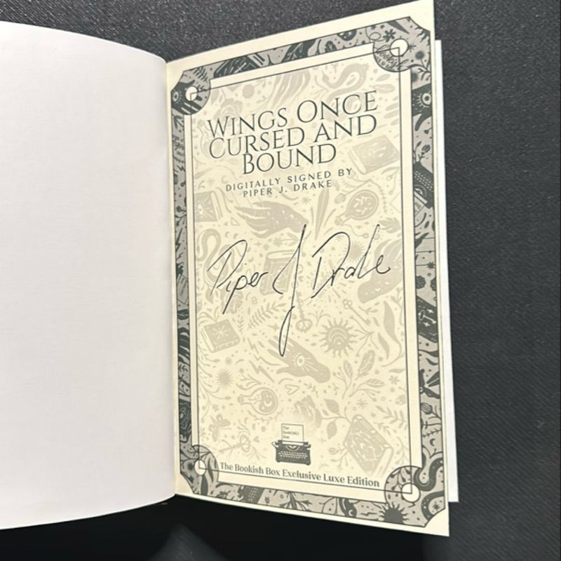 Wings Once Cursed and Bound (Bookish Box)