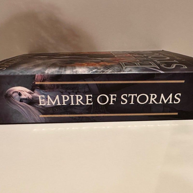 Empire of Storms PAPERBACK OOP Original Cover Throne of Glass SJM