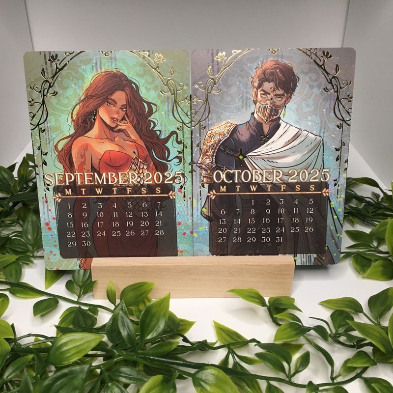 The World of Stephanie Garber 2025 Foiled Desk Calendar FairyLoot UOABH 