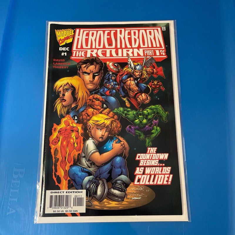 Heroes Reborn: The Return #1-4 (1997) complete set