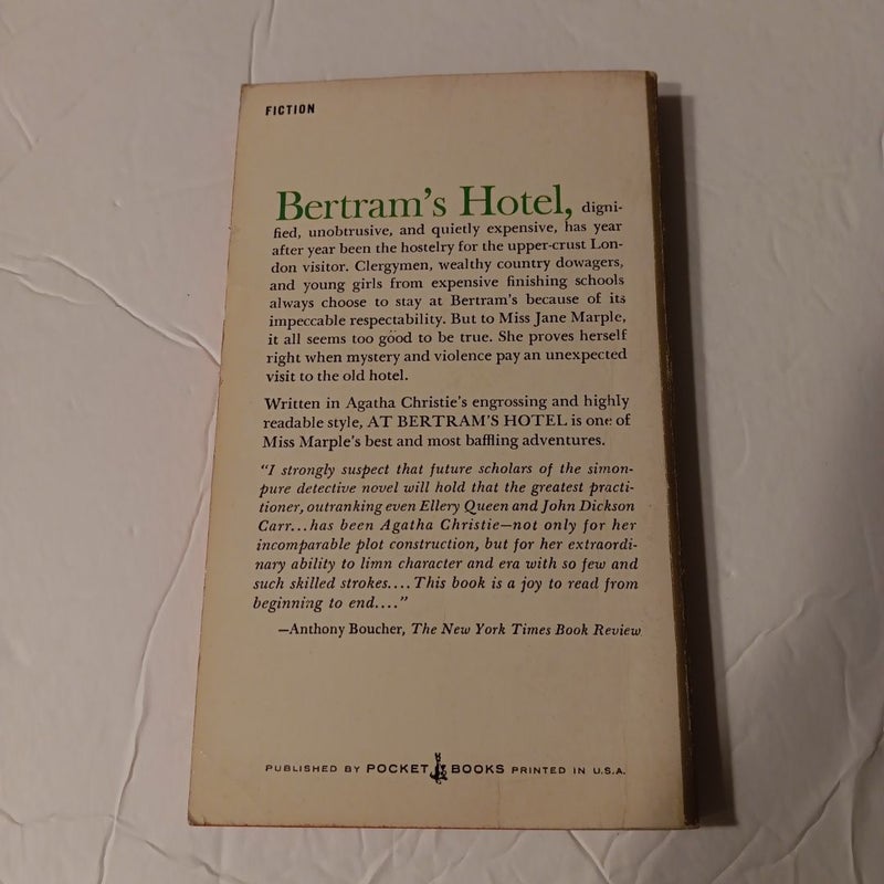 At Bertram's Hotel