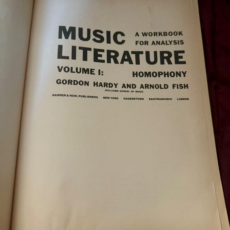 Music Literature